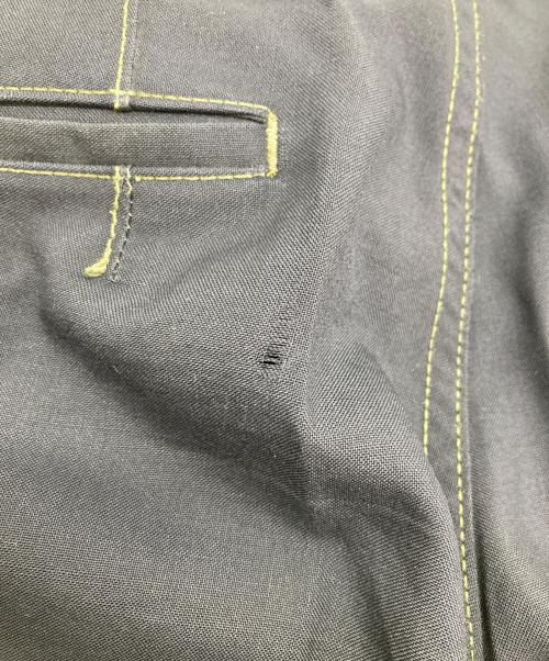 COMME des GARCONS HOMME（コムデギャルソン オム）COMME des GARCONS HOMME (コムデギャルソン オム) ウールテーパードパンツ ネイビー サイズ:XSの古着・服飾アイテム