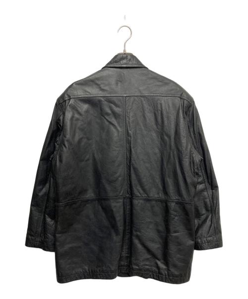古着（フルギ）古着 (フルギ) カウレザージャケット ブラック サイズ:Lの古着・服飾アイテム