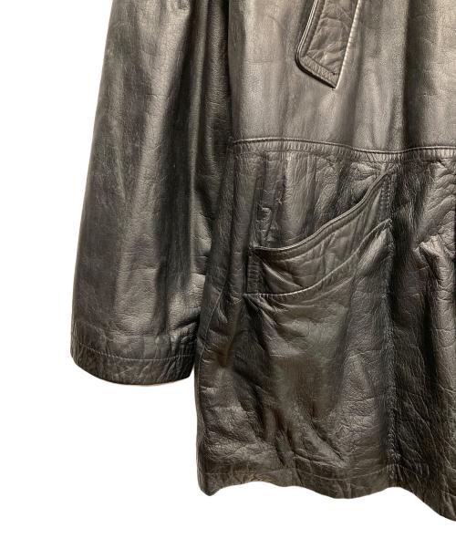 古着（フルギ）古着 (フルギ) カウレザージャケット ブラック サイズ:Lの古着・服飾アイテム