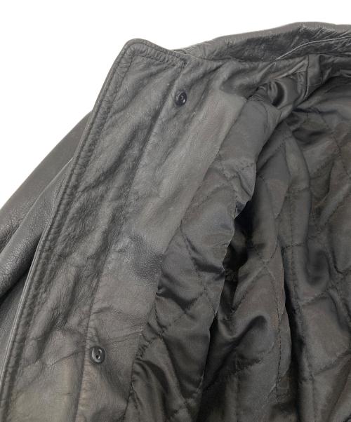 古着（フルギ）古着 (フルギ) カウレザージャケット ブラック サイズ:Lの古着・服飾アイテム