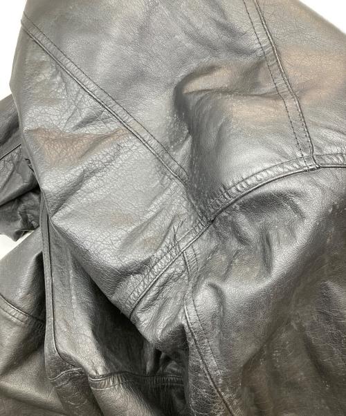 古着（フルギ）古着 (フルギ) カウレザージャケット ブラック サイズ:Lの古着・服飾アイテム