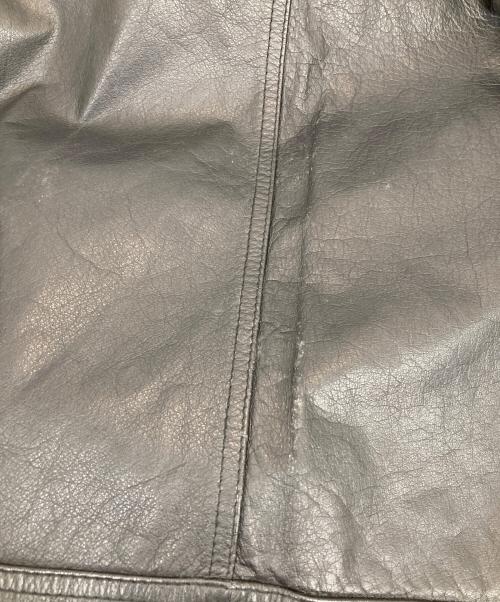 古着（フルギ）古着 (フルギ) カウレザージャケット ブラック サイズ:Lの古着・服飾アイテム