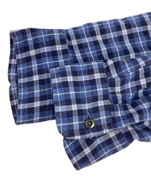 RALPH LAUREN（ラルフローレン）RALPH LAUREN (ラルフローレン) チェックシャツ ブルー サイズ:XLの古着・服飾アイテム