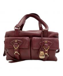 COLE HAAN（コールハーン）の古着「AVERY SMALL HOBO 2WAYショルダーバッグ」｜レッド