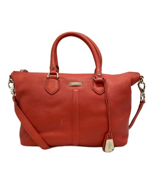 COLE HAAN（コールハーン）COLE HAAN (コールハーン) 2WAYバッグ レッドの古着・服飾アイテム