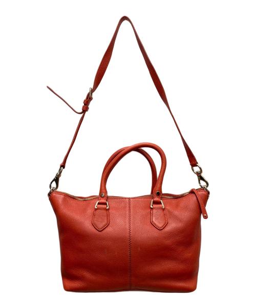 COLE HAAN（コールハーン）COLE HAAN (コールハーン) 2WAYバッグ レッドの古着・服飾アイテム