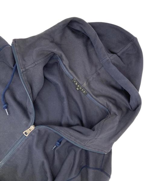 theory（セオリー）theory (セオリー) ジップアップパーカー ネイビー サイズ:40の古着・服飾アイテム