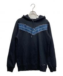 DIESEL（ディーゼル）の古着「プルオーバーパーカー」｜ブラック