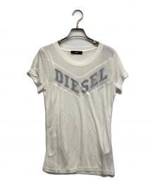 DIESEL（ディーゼル）の古着「プリントTシャツ」｜ホワイト