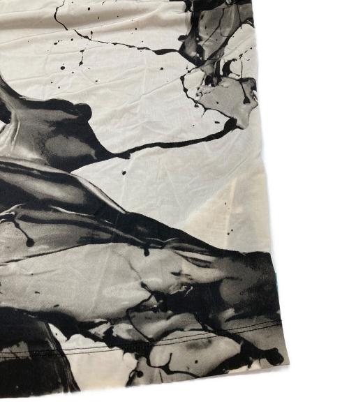 DIESEL（ディーゼル）DIESEL (ディーゼル) 半袖ワンピース ベージュ×ブラック サイズ:Sの古着・服飾アイテム