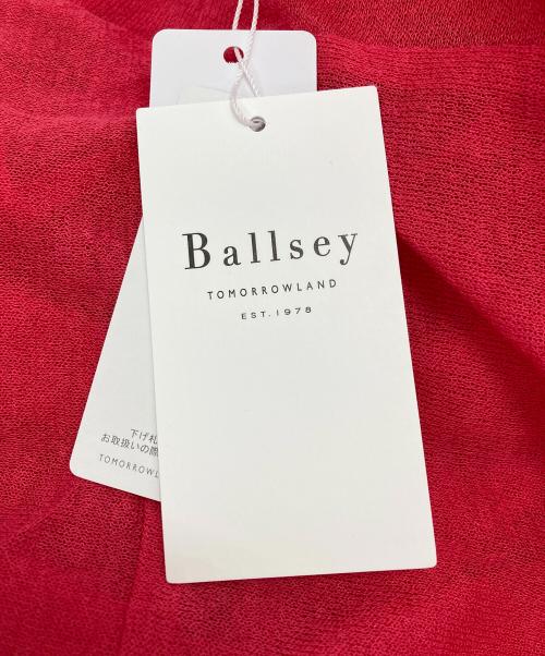 BALLSEY（ボールジィ）BALLSEY (ボールジィ) ノースリーブワンピース レッド サイズ:36 未使用品の古着・服飾アイテム
