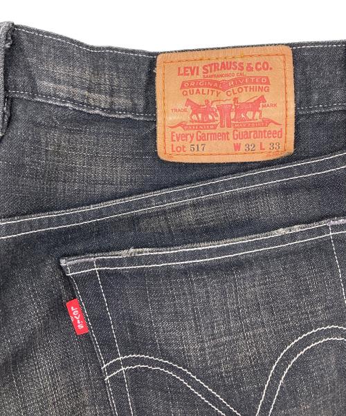 LEVI'S（リーバイス）LEVI'S (リーバイス) 先染め517デニムパンツ ブラック サイズ:W32の古着・服飾アイテム