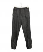 Berlutiベルルッティ）の古着「CHECK JOGGING TROUSERS」｜グレー