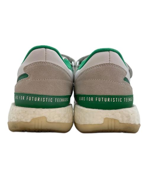 adidas（アディダス）adidas (アディダス) HUMAN MADE (ヒューマンメイド) コンソーシアム フォーラム ロー グリーン×ホワイト サイズ:27の古着・服飾アイテム