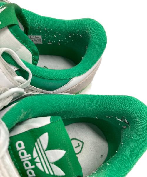 adidas（アディダス）adidas (アディダス) HUMAN MADE (ヒューマンメイド) コンソーシアム フォーラム ロー グリーン×ホワイト サイズ:27の古着・服飾アイテム