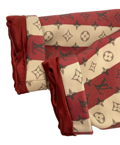 LOUIS VUITTON（ルイ ヴィトン）LOUIS VUITTON (ルイ ヴィトン) NIGO (二ゴー) モノグラムトランクストライプポケットジャケット レッド サイズ:48の古着・服飾アイテム