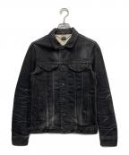 Paul Smith JEANSポールスミス ジーンズ）の古着「デニムトラッカージャケット」｜ブラック