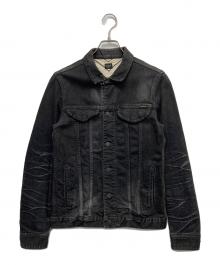 Paul Smith JEANS（ポールスミス ジーンズ）の古着「デニムトラッカージャケット」｜ブラック