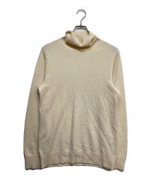 UNITED ARROWS（ユナイテッドアローズ）の古着「カシミヤタートルネックニット」｜ホワイト
