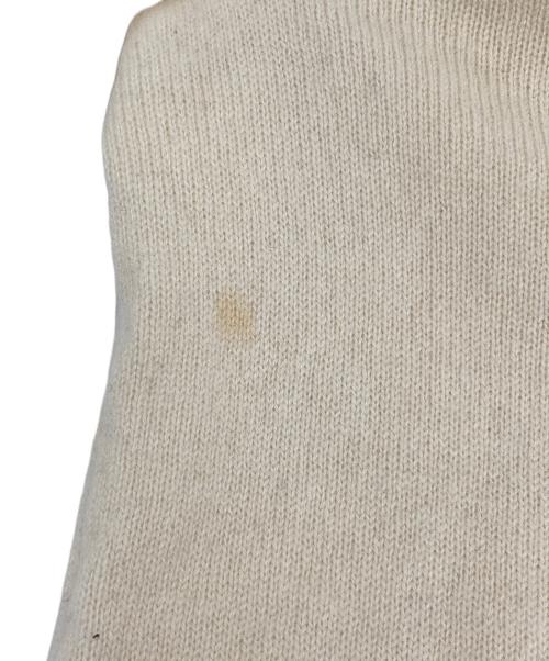 UNITED ARROWS（ユナイテッドアローズ）UNITED ARROWS (ユナイテッドアローズ) カシミヤタートルネックニット ホワイト サイズ:Mの古着・服飾アイテム