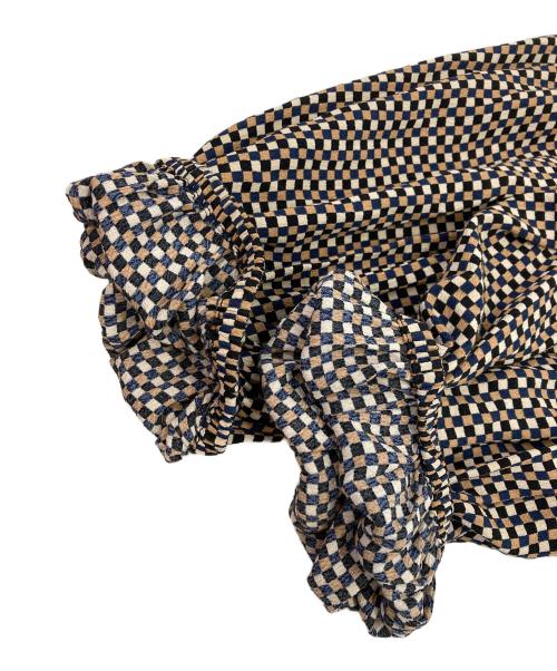 GANNI（ガニー）Ganni (ガニー) ブラウスワンピース ブラウン サイズ:36の古着・服飾アイテム