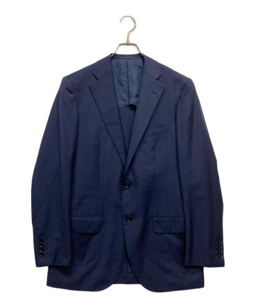 TOMORROW LAND PILGRIM（トゥモローランド ピルグリム）TOMORROW LAND PILGRIM (トゥモローランド ピルグリム) Ermenegildo Zegna (エルメネジルド・ゼニア) セットアップ ネイビー サイズ:48の古着・服飾アイテム