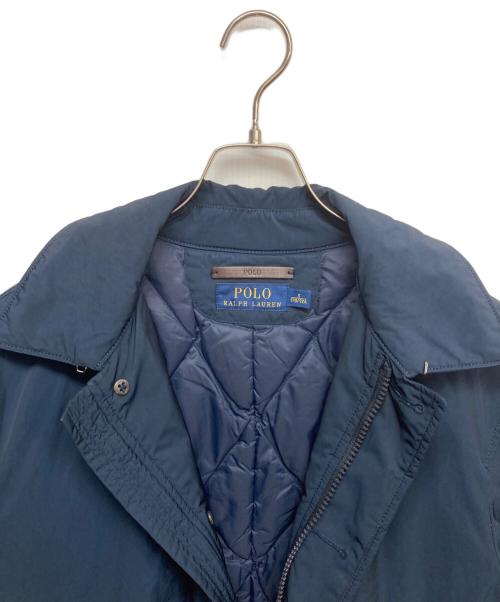 POLO RALPH LAUREN（ポロ・ラルフローレン）POLO RALPH LAUREN (ポロ・ラルフローレン) ステンカラーダウンコート ネイビー サイズ:Sの古着・服飾アイテム