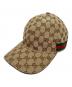 GUCCI（グッチ）の古着「ベースボールキャップ」｜ブラウン