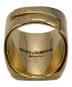 中古・古着 DOLCE & GABBANA (ドルチェ＆ガッバーナ) DCロゴリング ゴールド サイズ:16号：8000円