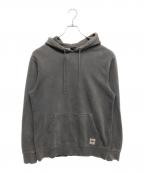 stussyステューシー）の古着「プルオーバーパーカー」｜グレー