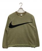 NIKEナイキ）の古着「スゥォッシュフリース」｜オリーブ