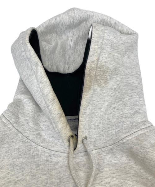 Champion（チャンピオン）Champion (チャンピオン) Supreme (シュプリーム) Stain Logo Hoodie グレー サイズ:Lの古着・服飾アイテム