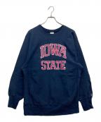 Championチャンピオン）の古着「IOWA STATE リバースウィーブスウェット」｜ネイビー