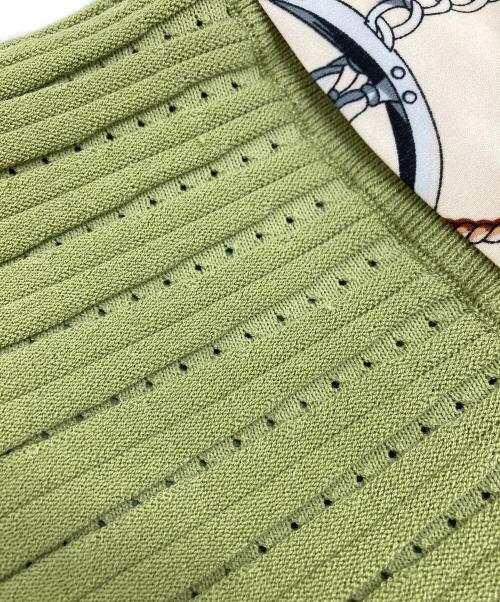 Apuweiser-riche（アプワイザーリッシェ）Apuweiser-riche (アプワイザーリッシェ) ノースリーブワンピース グリーン サイズ:2の古着・服飾アイテム