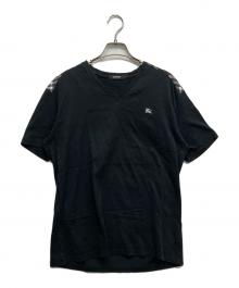 BURBERRY BLACK LABEL（バーバリーブラックレーベル）の古着「半袖カットソー」｜ブラック