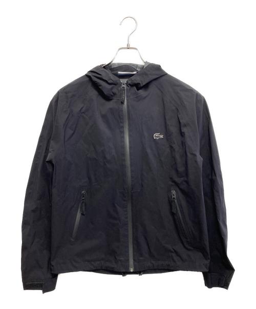 LACOSTE（ラコステ）LACOSTE (ラコステ) ストレッチ タフタブルゾン ブラック サイズ:4の古着・服飾アイテム