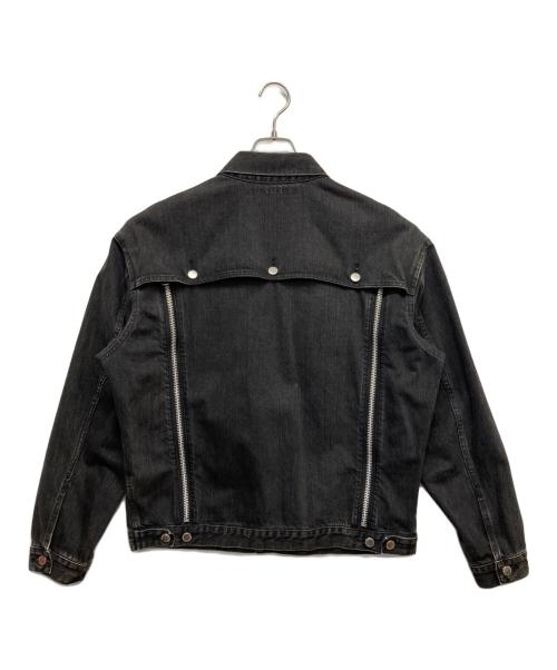 JOHN LAWRENCE SULLIVAN（ジョン ローレンス サリバン）JOHN LAWRENCE SULLIVAN (ジョン ローレンス サリバン) ジップデニムジャケット ブラック サイズ:48の古着・服飾アイテム