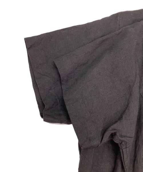 BEAUTY&YOUTH（ビューティーアンドユース）BEAUTY&YOUTH (ビューティーアンドユース) オープンカラー シャツワンピース ブラック サイズ:Mの古着・服飾アイテム