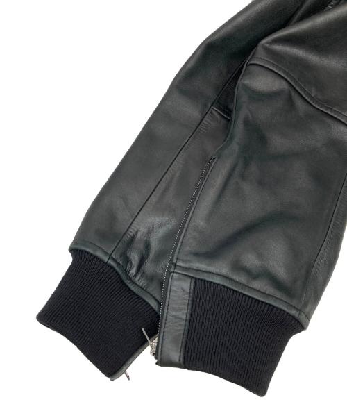 Denham（デンハム）Denham (デンハム) A-2レザージャケット ブラック サイズ:Lの古着・服飾アイテム