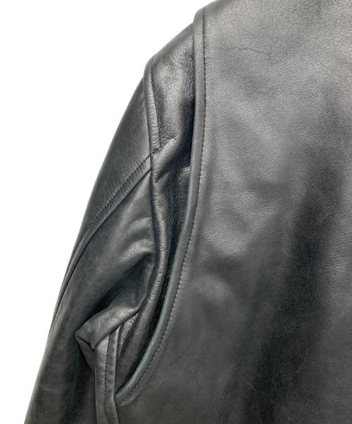 Denham（デンハム）Denham (デンハム) A-2レザージャケット ブラック サイズ:Lの古着・服飾アイテム
