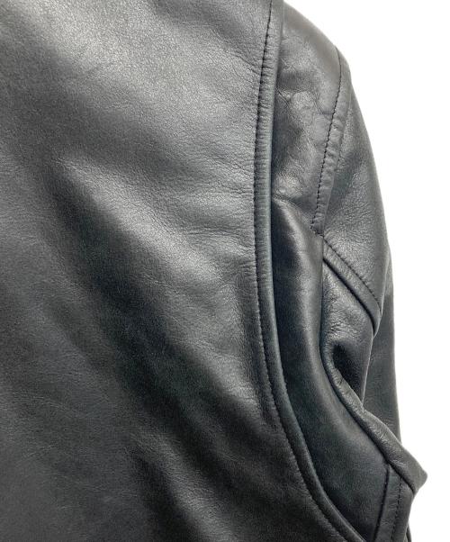 Denham（デンハム）Denham (デンハム) A-2レザージャケット ブラック サイズ:Lの古着・服飾アイテム