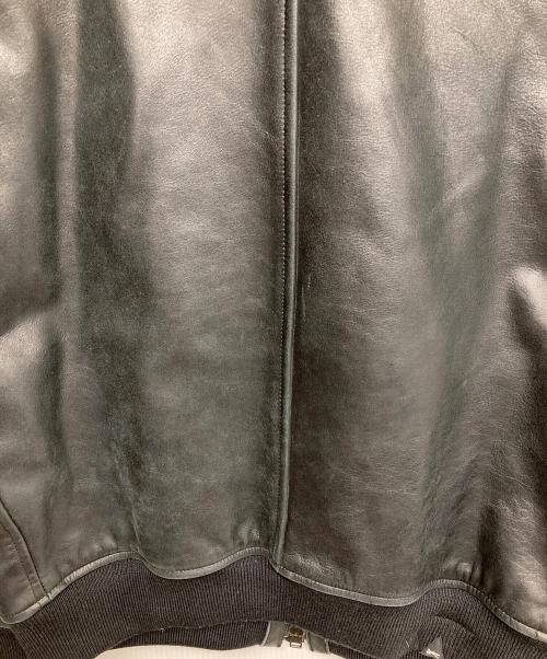 Denham（デンハム）Denham (デンハム) A-2レザージャケット ブラック サイズ:Lの古着・服飾アイテム