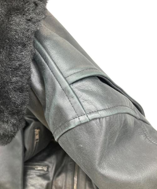 Denham（デンハム）Denham (デンハム) A-2レザージャケット ブラック サイズ:Lの古着・服飾アイテム