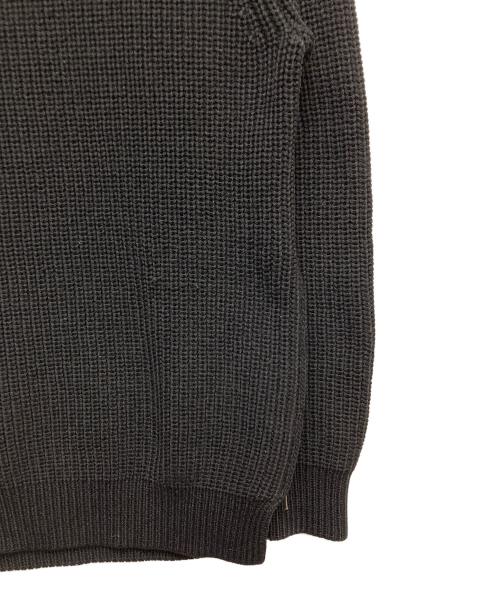 MONKEY TIME（モンキータイム）MONKEY TIME (モンキータイム) PE AZE SIDE ZIPニット ブラック サイズ:Mの古着・服飾アイテム