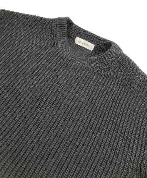 MONKEY TIME（モンキータイム）MONKEY TIME (モンキータイム) PE AZE SIDE ZIPニット ブラック サイズ:Mの古着・服飾アイテム