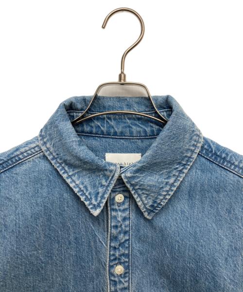 upper hights（アッパーハイツ）upper hights (アッパーハイツ) ダメージ加工デニムシャツ ブルー サイズ:1の古着・服飾アイテム