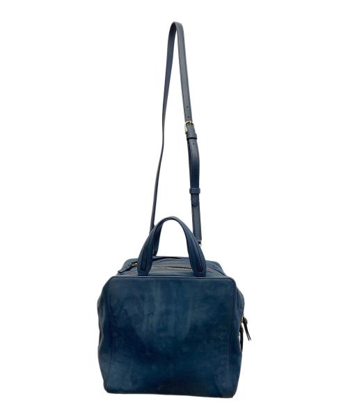 TORY BURCH（トリーバーチ）TORY BURCH (トリーバーチ) SATCHEL スエードバッグ ネイビーの古着・服飾アイテム