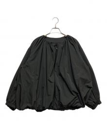 ELENDEEK（エレンディーク）の古着「GATHER TAFFETA ブルゾン」｜ブラック