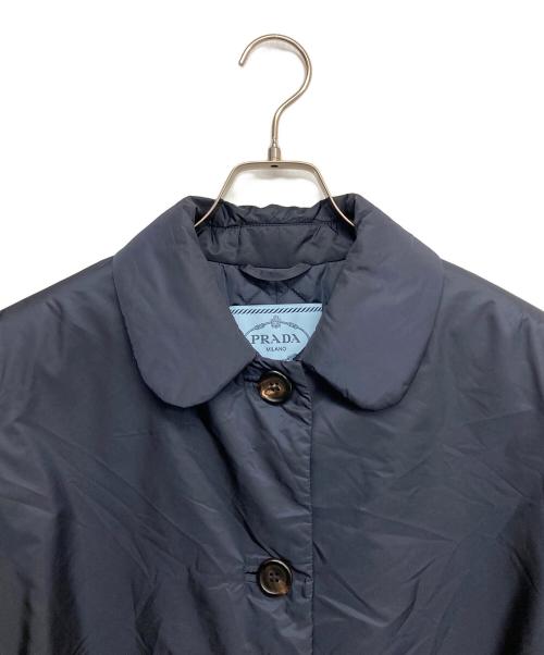 PRADA（プラダ）PRADA (プラダ) 中綿ナイロンジャケット ネイビー サイズ:42の古着・服飾アイテム