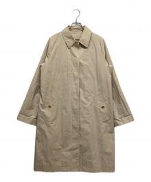 MARGARET HOWELL（マーガレットハウエル）の古着「ライナー付ステンカラーコート」｜ベージュ